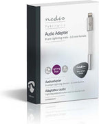 Nedis Lightning-Adapter - Apple Lightning 8-Pins - 3,5 mm Female - Verguld - 0.15 m - Rond - Aluminium - afbeelding 11