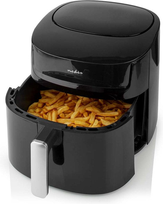 Nedis Airfryer XXL - 7,2L - Digitale Display - 8 Programma's - Tot 6 Personen - Zwart - afbeelding 8