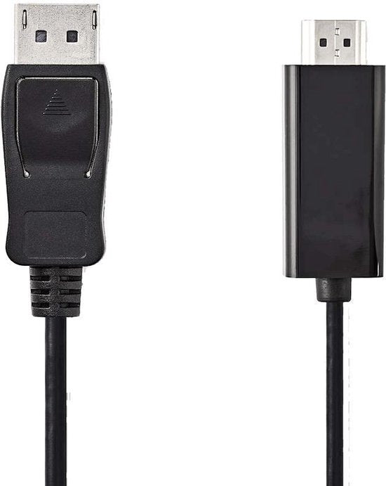 Nedis DisplayPort-Kabel - DisplayPort Male - HDMI Connector - 1080p - Vernikkeld - 3.00 m - Rond - PVC - Zwart - Envelop - afbeelding 6