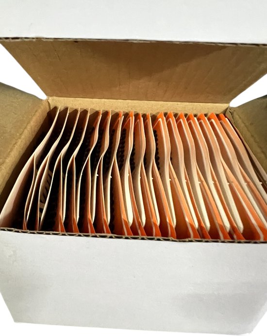 Invisible Schuifspeldjes Kort Bruin 36 kaartjes a 9 stuks , volle doos - afbeelding 3