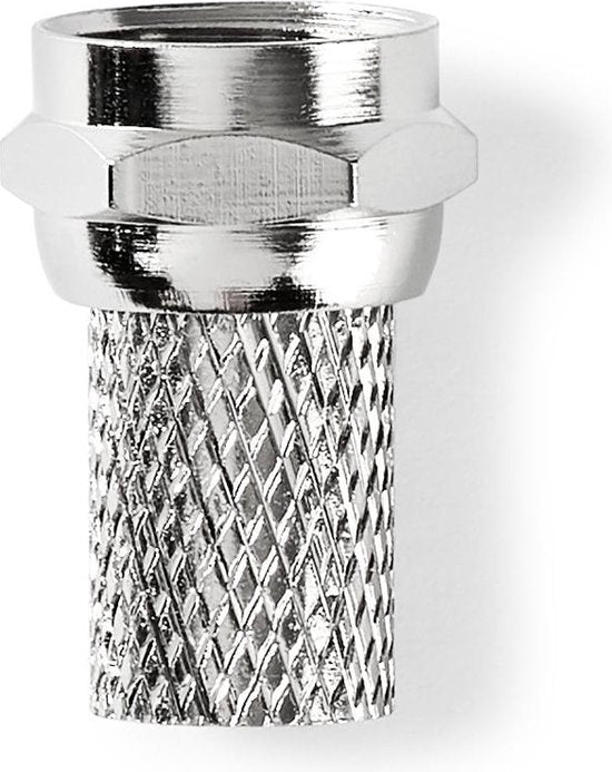 F-connector | Mannelijk | Voor 6,8mm-coaxkabels | 25 stuks | Metaal - afbeelding 34