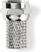 F-connector | Mannelijk | Voor 6,8mm-coaxkabels | 25 stuks | Metaal - afbeelding 34