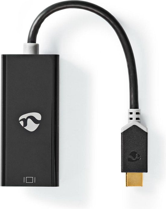 Nedis USB-C Adapter - USB 3.2 Gen 1 - USB-C Male - Mini DisplayPort Female - 0.20 m - Rond - Verguld - PVC - Antraciet - Doos - afbeelding 7