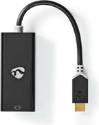 Nedis USB-C Adapter - USB 3.2 Gen 1 - USB-C Male - Mini DisplayPort Female - 0.20 m - Rond - Verguld - PVC - Antraciet - Doos - afbeelding 7
