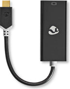 Nedis USB-C Adapter - USB 3.2 Gen 1 - USB-C Male - Mini DisplayPort Female - 0.20 m - Rond - Verguld - PVC - Antraciet - Doos - afbeelding 2