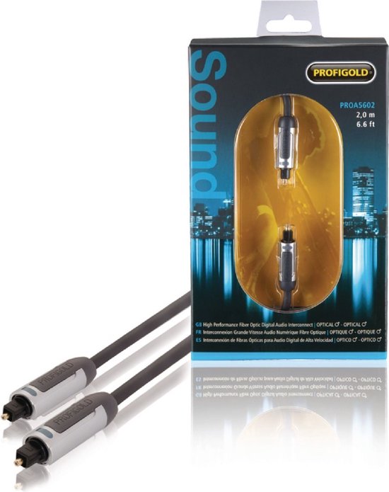 Profigold - Optische Toslink Kabel - 2 meter - afbeelding 1