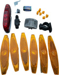 VanMoof Veiligheidsreflectoren / Lamp Set 8 Stuks Wielen en Front en Rear Universeel - afbeelding 1
