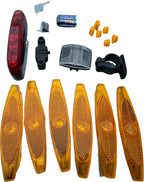 VanMoof Veiligheidsreflectoren / Lamp Set 8 Stuks Wielen en Front en Rear Universeel - afbeelding 1