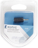 2.5 mm audio adapter 2.5 mm male - 3.5 mm female 1 pc grey - afbeelding 7