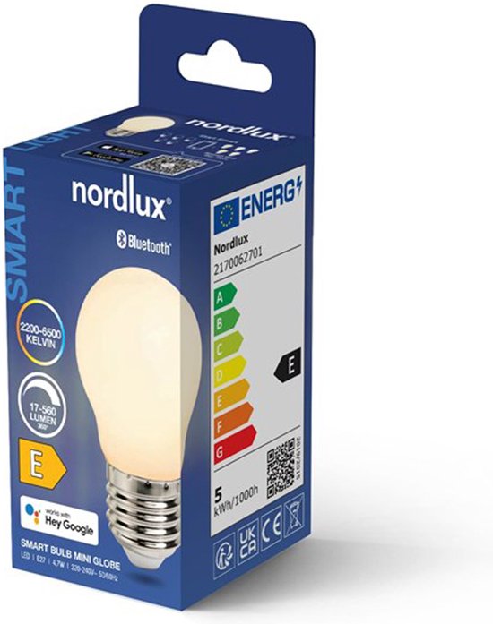 Nordlux - SMART LED Lamp - Bulb Mini Globe - E27 - 4,7 W - afbeelding 1