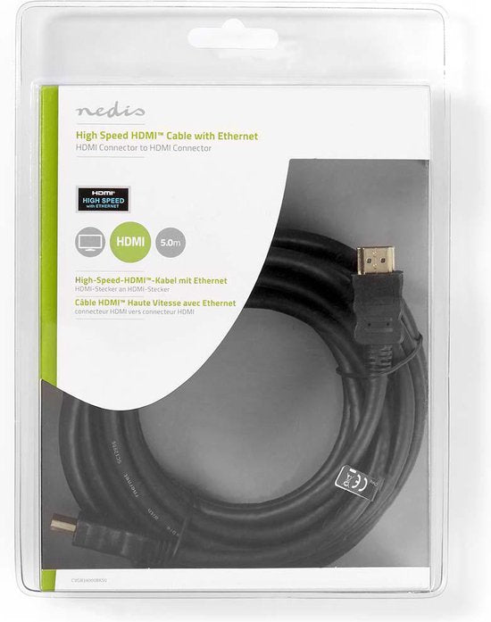 High Speed met Ethernet | HDMI™ Connector | HDMI™ Connector | | | m | | | Zwart | - afbeelding 32