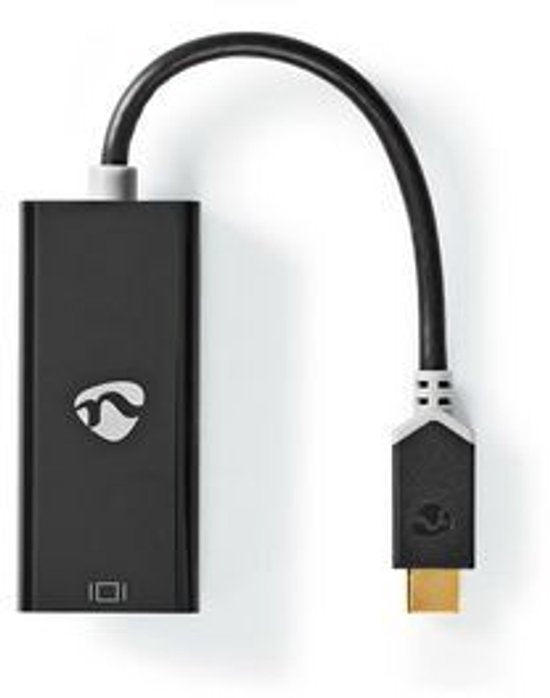 Nedis USB-C Adapter - USB 3.2 Gen 1 - USB-C Male - Mini DisplayPort Female - 0.20 m - Rond - Verguld - PVC - Antraciet - Doos - afbeelding 6