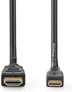 Nedis HDMI kabel m HDMI Type A (Standaard) HDMI Type C (Mini) Zwart Zwart — EAN 5412810264773