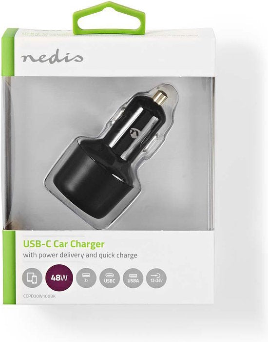 Nedis Autolader - W - A - Outputs: - Voltage - afbeelding 73