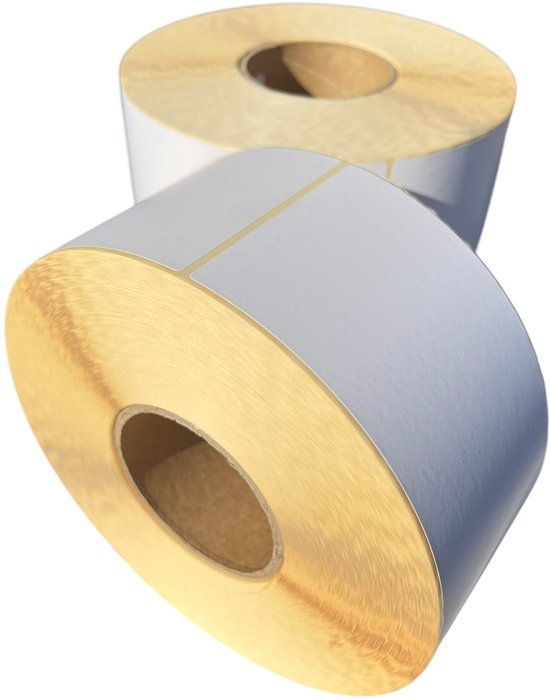 SALE ! 3 Stuks Thermische Etiket Labels 1300 stuks op rol 85 x 150 - afbeelding 1