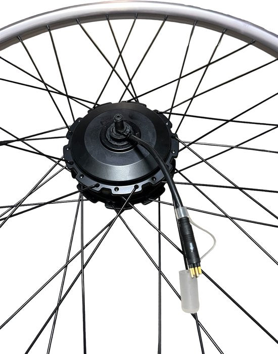 VanMoof Voorwiel nieuw S2 - met motor 28 inch - zilvergrijs - afbeelding 2