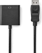 Nedis DisplayPort-Adapter - DisplayPort Male - DVI-D 24+1-Pins Female - 1080p - Vernikkeld - Recht - 0.20 m - Rond - PVC - ABS - Zwart - Envelop - afbeelding 10