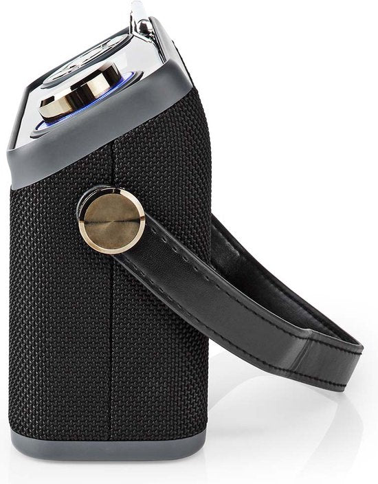 Nedis DAB+ Radio - Tafelmodel - DAB+ / FM - 2.40 " - Kleurenscherm - Batterij Gevoed / Netvoeding - Digitaal - 24 W - Bluetooth - Koptelefoonoutput - Wekkerfunctie - Slaaptimer - IP20 - Handvat - Zwart - afbeelding 2