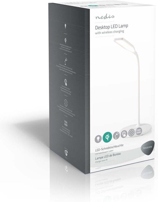 Nedis LED-Lamp met Draadloze Lader - Dimmer - Op Product - Qi - 5 W - Met dimfunctie - Koel Wit / Natuurlijk Wit / Warm Wit - 2700 - 6500 K - afbeelding 11