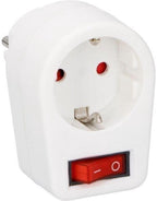 Grundig Stopcontact / Doorvoerstekker met Schakelaar - afbeelding 3
