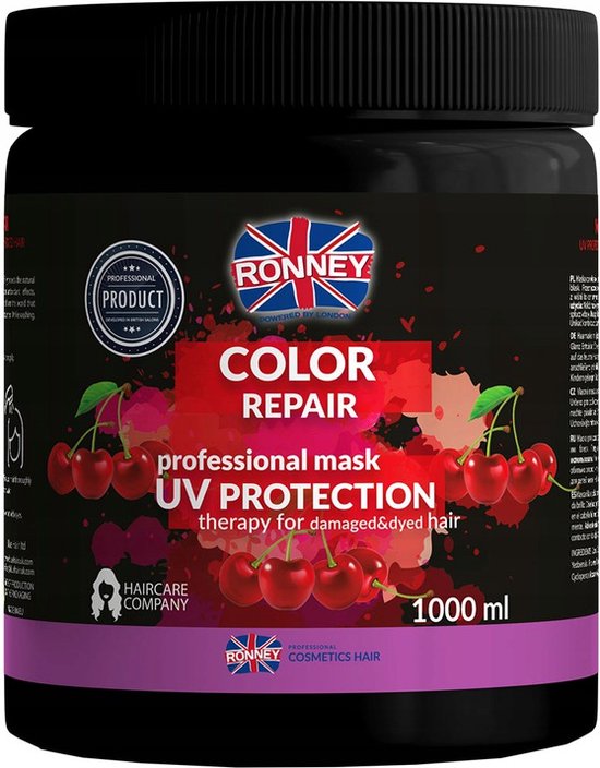 Ronney Color Repair UV Protection Mask 1000ml - afbeelding 1