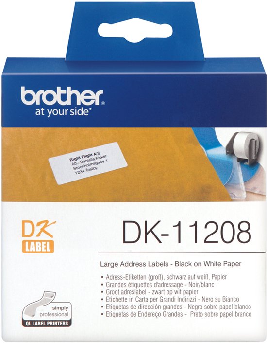 Brother Grote adreslabels papier 38 x 90 mm - afbeelding 5