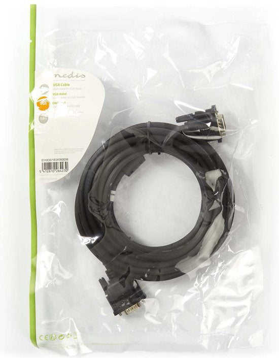 VGA-kabel | VGA male  -  VGA male | m | Zwart - afbeelding 42