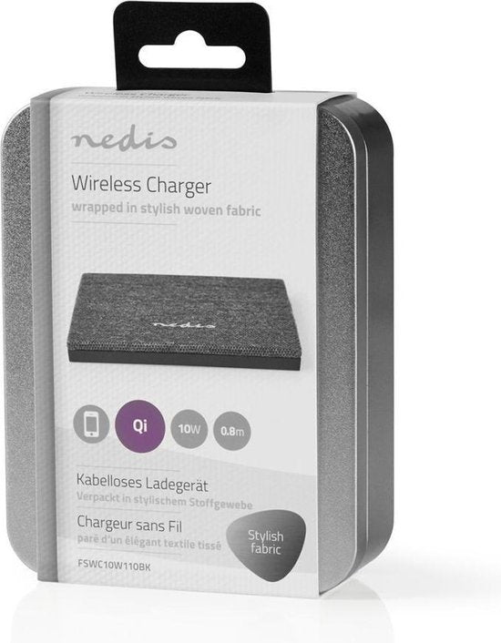 Nedis Draadloze Oplader - 5 / 10 W - 1.0 / 1.1 A - LED-indicatie in gebruik - Inclusief kabel - Micro-USB - 0.80 m - afbeelding 6