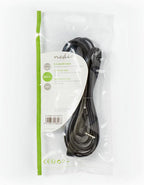 Nedis Audio-Videokabel - 3,5 mm Male - 3,5 mm Male - Vernikkeld - 2.00 m - Rond - PVC - Zwart - afbeelding 3