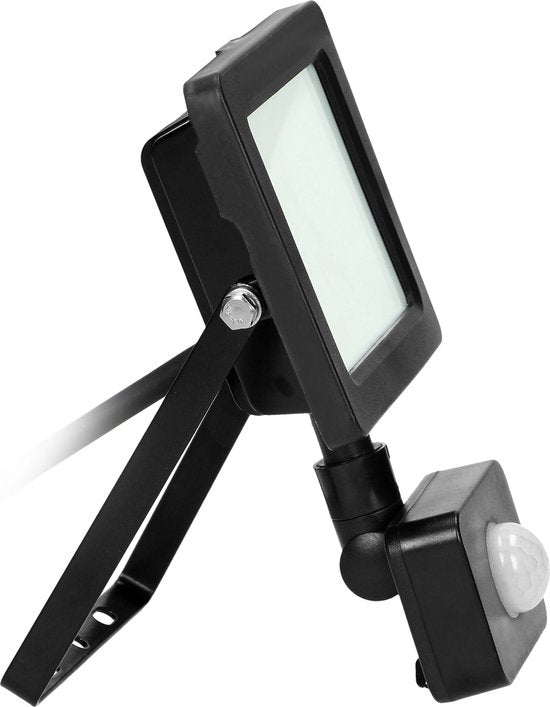 Schijnwerper met bewegingssensor - Tuinverlichting IP44 - Flootlight buiten 1500 lumen - Buitenverlichting 4000K - Zwart - afbeelding 4