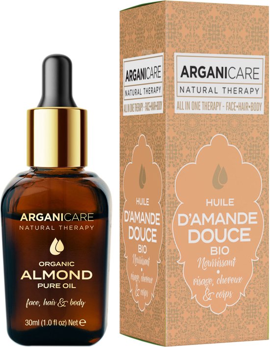 Arganicare 3-1 Sweet Almond Organic Oil 30 Ml - afbeelding 2