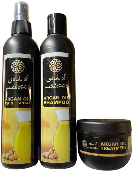 Gold of Marocco Shampoo + Leave in Conditioner + Masker - afbeelding 3