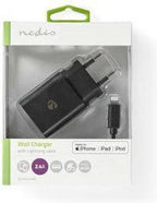 Nedis Oplader - 12 W - Snellaad functie - 1x 2.4 A - Outputs: 1 - USB-A - Lightning 8-Pins (Los) Kabel - 1.00 m - Single Voltage Output - afbeelding 7