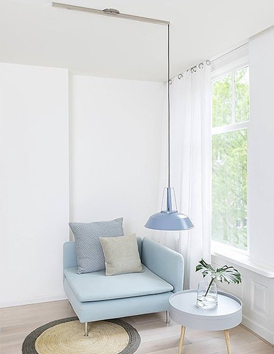 Lightswing® Single 90cm - Ophangsysteem voor één Hanglamp tot 3,5 KG - Roestvrij Staal - 80cm Verplaatsbare Verlichting - Verstelbare Hanglamp Systeem - Hanglampen Eetkamer - afbeelding 10