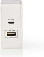 Nedis thuislader met 1 USB-C PD en 1 USB-A poort - 57W - afbeelding 10