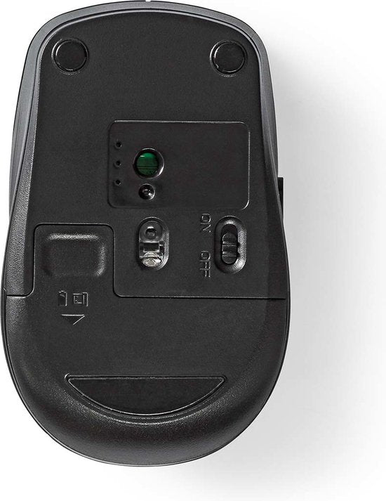 Nedis Muis - Draadloos - 800 / 1200 / 1600 dpi - Instelbare DPI - Aantal knoppen: 6 - Rechtshandig - afbeelding 4