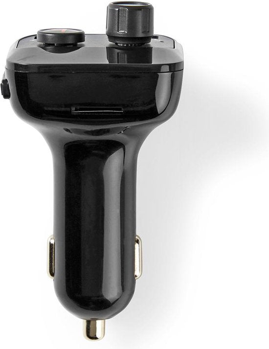 Nedis FM-Audiotransmitter voor Auto - Gefixeerd - Handsfree bellen - 1.0 " - LED-Scherm - Bluetooth - 5.0 V DC / 1.0 A / 5.0 V DC / 2.4 A - Bass boost - Google Assistant / Siri - Zwart - afbeelding 4