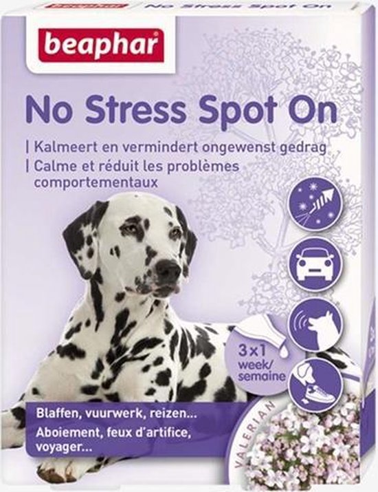 Beaphar no stress spot on hond 3 pip - 3 pip - 1 stuks - afbeelding 1