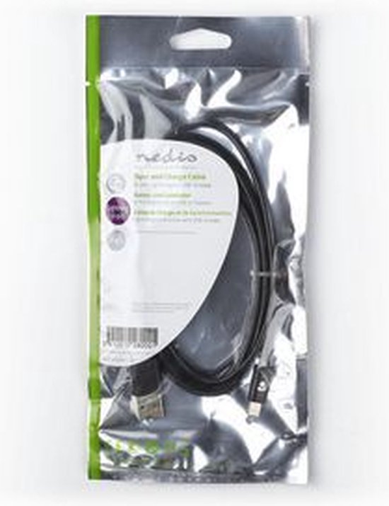 Nedis Lightning naar USB kabel - zwart - meter - afbeelding 7
