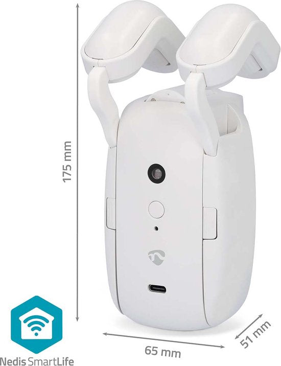 Nedis SmartLife Gordijnrobot – Stangrail – Bluetooth – 4000mAh – Wit - afbeelding 8