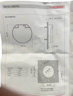Scame Opbouw Cover voor Laadpaal , Type 2 Wandcontactdoos Klepje, EV klep, 200.23260CR met Rubber , Boutjes en sticker voor diversen laadpalen - afbeelding 9
