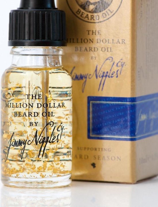 Captain Fawcett - (Beard Oil) With Gold Flakes Million Dollar (Beard Oil) - afbeelding 4