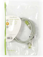 Nedis CAT7 Netwerkkabel - S/FTP - RJ45 Male - RJ45 Male - 1.00 m - Snagless - Rond - LSZH - Grijs - Envelop - afbeelding 2