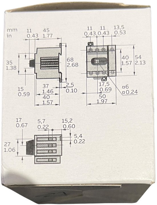 ABB Componenten SwitchLine - OT40F4N2 / Lastscheider 4P, 40 A bodem / DIN-rail montage, verkoop per: 1 x 1 stuk - 1SCA104932R1001, 6417019390727 | Aantal polen: 4 | Beschermingsgraad (NEMA): 1 | Vergrendelbaar: Nee | Beschermingsgraad frontzijde (IP) - afbeelding 8