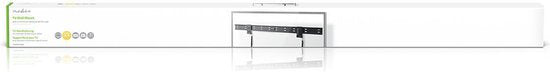 Nedis Vaste TV-Muurbeugel - 43 - 90 " - Maximaal schermgewicht: 50 kg - Minimale muurafstand: 14.5 mm - Staal - Zwart - afbeelding 7