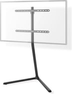 Nedis TV Vloerstandaard - 49 - 70 " - Maximaal schermgewicht: 40 kg - V-shape Design - Anti-omval-riem - Snap-lock - Aluminium / Staal - Zwart - afbeelding 1