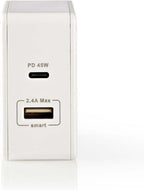 Nedis thuislader met 1 USB-C PD en 1 USB-A poort - 57W - afbeelding 5