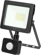 Schijnwerper met bewegingssensor - Tuinverlichting IP44 - Flootlight buiten 1500 lumen - Buitenverlichting 4000K - Zwart - afbeelding 1