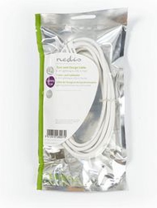 Nedis Lightning naar USB kabel - zwart - meter - afbeelding 50