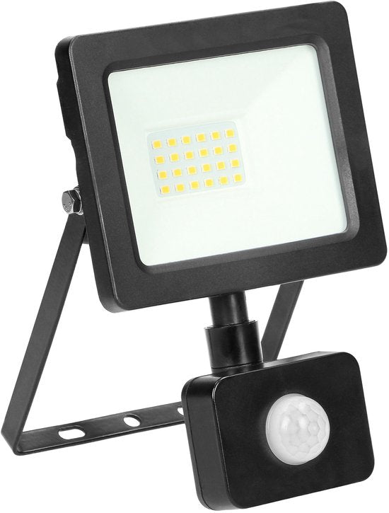 Schijnwerper met bewegingssensor - Tuinverlichting IP44 - Flootlight buiten 1500 lumen - Buitenverlichting 4000K - Zwart - afbeelding 3